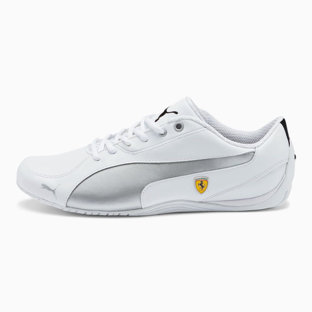 Puma Scuderia Ferrari Drift Cat 5 NM Férfi Motorsport Cipő - Fehér ( Hungary - XHYCP2397 )